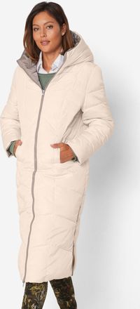 Bonprix Steppmantel BONPRIX, Damen, Gr. 36, braun (taupe, elfenbein), Obermaterial: 100% Polyester. F&uuml;llung: 100% Polyester. &Auml;rmelfutter: 100% Polyester, loos