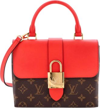 Louis Vuitton Locky Handbag Monogram Canvas with Leather BB satchel - Bruin