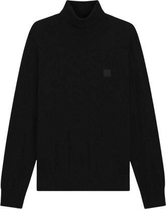 HUGO BOSS Heren Akiro Roll Neck Sweatshirt (Zwart)