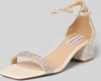 Steve Madden Sandalette mit Strasssteinbesatz Modell Gena in Ecru, Gr&ouml;&szlig;e 36