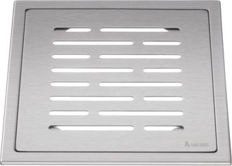 Smedbo Outline Afvoerrooster 20x20x0.55cm RVS Geborsteld