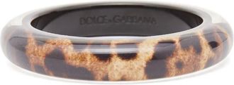 Dolce & Gabbana Armband met luipaardprint - Bruin