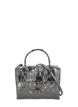 Coccinelle Arlettis Droplet Bag With Metallic Crinkled Finish