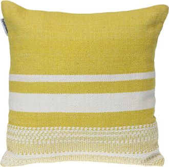 Parkland Collection Stripe Square Accent Pillow in Yellow at Nordstrom Rack