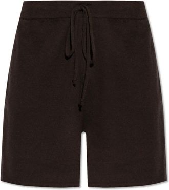Maison Margiela Cashmere Gebreide Shorts - Heren - Korte Broeken - Bruin - M - Wol - Korte Broeken
