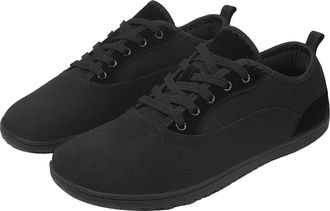 Generic Summer and Autumn Casual Men Flat Lightweight Mesh Breathable Solid Color Mens Casual Sneaker Boots (Black, 7.5)