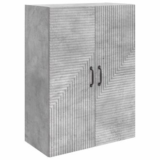 vidaXL Armario De Pared Gris Hormig&oacute;n 66 X 34,5 X 90 Cm Vidaxl