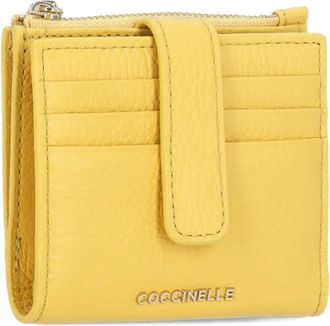 Coccinelle Portafoglio Metallic Soft - Giallo