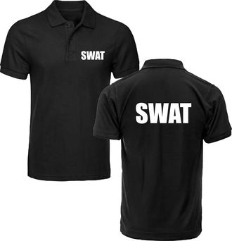 Generic SWAT Polo Shirt, Doorman Guard Work Security Work Bodyguard Bouncer Guard SIA Unisex Adults S-4XL Top (Black, XL, x_l)