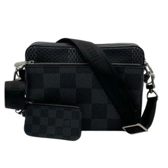 Louis Vuitton Pre-owned Canvas Shoulder Bag - Heren - Pre-owned - Zwart - Maat: ONE Size Leer
