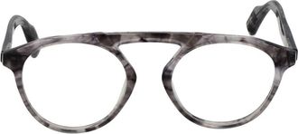 Yohji Yamamoto YO-1035540-FBB-744 Full-Rim Aviator Eyeglasses - Gray