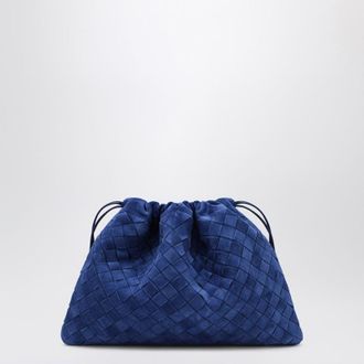Bottega Veneta Royal Blue Suede Intrecciato Dustbag