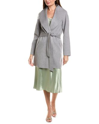 Sofiacashmere Doubleface Unlined Wool & Cashmere-Blend Coat