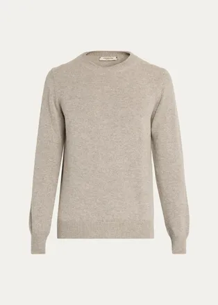 Fioroni Cashmere Mens 3-Ply Cashmere Crewneck Sweater