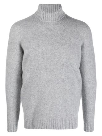 Drumohr Grey Turtle Neck Sweater