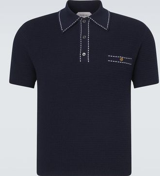 Versace Cotton polo sweater