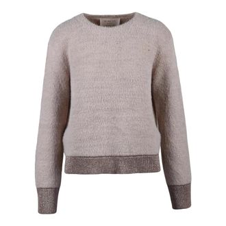 Kaos Trui met ronde hals - Dames - Ronde hals truien - Roze - M - Polyester - Truien & Vesten