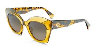 Etnia Barcelona Belice YWHV Womens Sunglasses Yellow Size 49