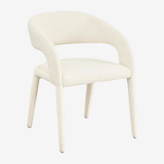 Sklum Sklum - Pack De 4 Sillas De Comedor Con Reposabrazos Tapizadas Arazeina