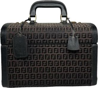 Fendi Pre-owned Canvas Handtas - Dames - Vintage Handtas - Bruin - ONE Size - Vintage