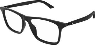 Montblanc Glasses, male, Black, Size: 55 MM Stylish Eyeglasses in Black Color