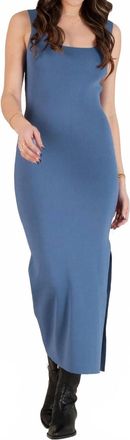 Lucca Couture Crawford Midi Dress In Blue