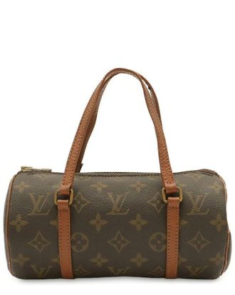 Louis Vuitton Brown Coated/Waterproof Canvas Papillon 22 (Authentic Pre-Loved)
