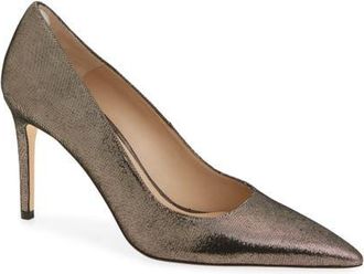 Stuart Weitzman Stuart Power 85 Pump in Platino at Nordstrom, Size 10.5