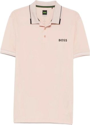 HUGO BOSS Tops, Heren, Roze, XL, Slim Fit Polo