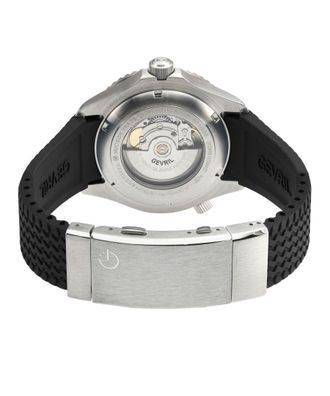 Gevril Group Mens Hudson Yards 48800R Swiss Automatic Sellita SW200 Watch - Black Stainless Steel - One Size