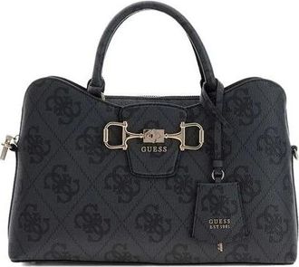Guess Tassen, Dames, Zwart, ONE Size, Janie Logo Girlfriend Satchel