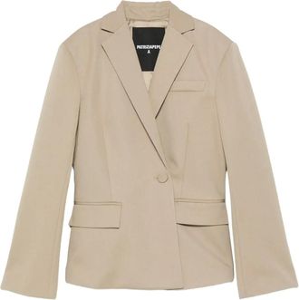Patrizia Pepe Blazer asimmetrico con bottone singolo - Verde