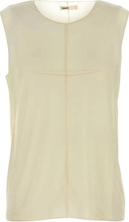 Khaite Allo Top - Dames - Blouses - Geel - XS - Overhemden