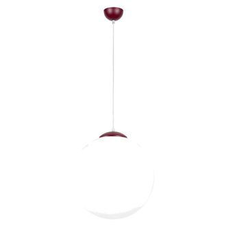 Sollux Lighting L&aacute;mpara colgantes borgo&ntilde;a acero/vidrio alt. 130 cm