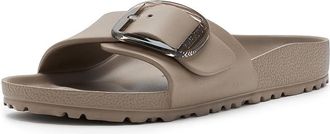 Birkenstock Madrid Big Buckle EVA Womens Sandals Gray Taupe : EU 41 (US Womens 10-10.5) Narrow, Synthetic