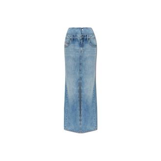 Diesel Dames, Rokken, Blauw, Maat: W25 Denim