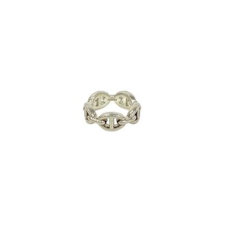 Herm&egrave;s Silver Silver 925 Band Ring (Pre-Owned)
