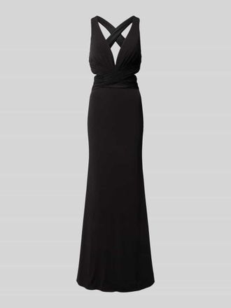 Unique Abendkleid mit Raffungen in Black, Gr&ouml;&szlig;e 38