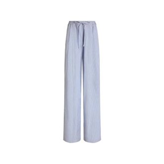Dolce & Gabbana Wide Trousers, female, Blue, Size: XS Wide Trousers