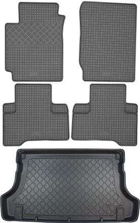 OEM Suzuki Grand Vitara Ii Suv (5 Puertas) De 2005 A Febrero De 2015. Juego De Alfombrillas De Goma Para Coche Y Alfombrilla Para Maletero