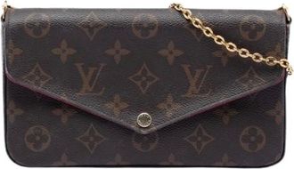 Louis Vuitton Pre-owned Cross Body Bags, female, Brown, Size: ONE SIZE Pre-owned Pochette Felicie