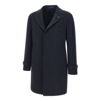 Tagliatore Thomas Coat - Heren - Mantel - Blauw - XL - Jassen