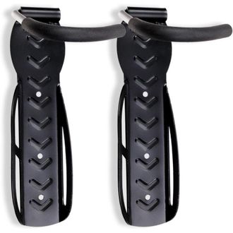 OEM Juego De 2 Soportes Negros Para Bicicletas - Soportes De Pared Para Bicicletas - Para 2 Bicicletas -crezuo