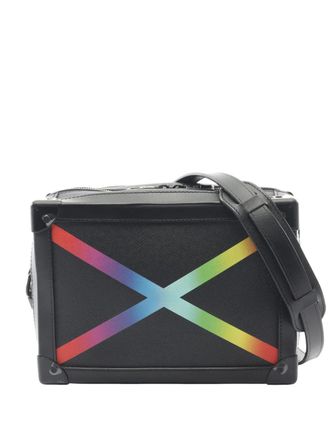 Louis Vuitton Borsa a tracolla Rainbow Soft Trunk in pelle Ta&iuml;ga 2019 - Nero