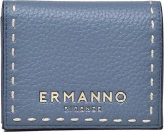 Ermanno Scervino Accessoires, Dames, Blauw, ONE Size, Portafoglio 11x 8