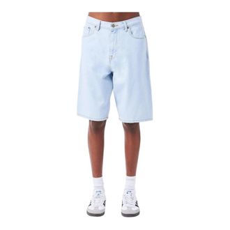 Dr. Denim Omar Shorts - Heren - Denim shorts - Blauw - W30 - Katoen - Korte Broeken