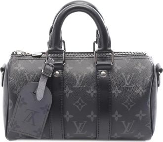Louis Vuitton Borsa tote 25 Keepall Bandouli&egrave;re 2021 - Nero