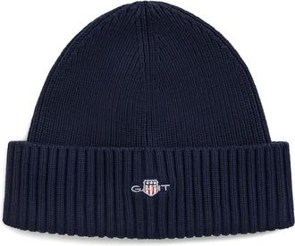 GANT Berretto in misto cotone con logo - Blu