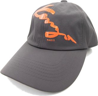 Kenzo Mens Kenzo Rubberised Signature Logo Cap Charcoal - Grey - Size: OS