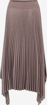 Joseph Plissierter Flanell-Midirock Ade